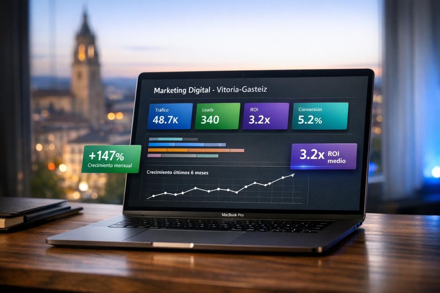 Agencia de marketing digital en Vitoria-Gasteiz — Dashboard multicanal